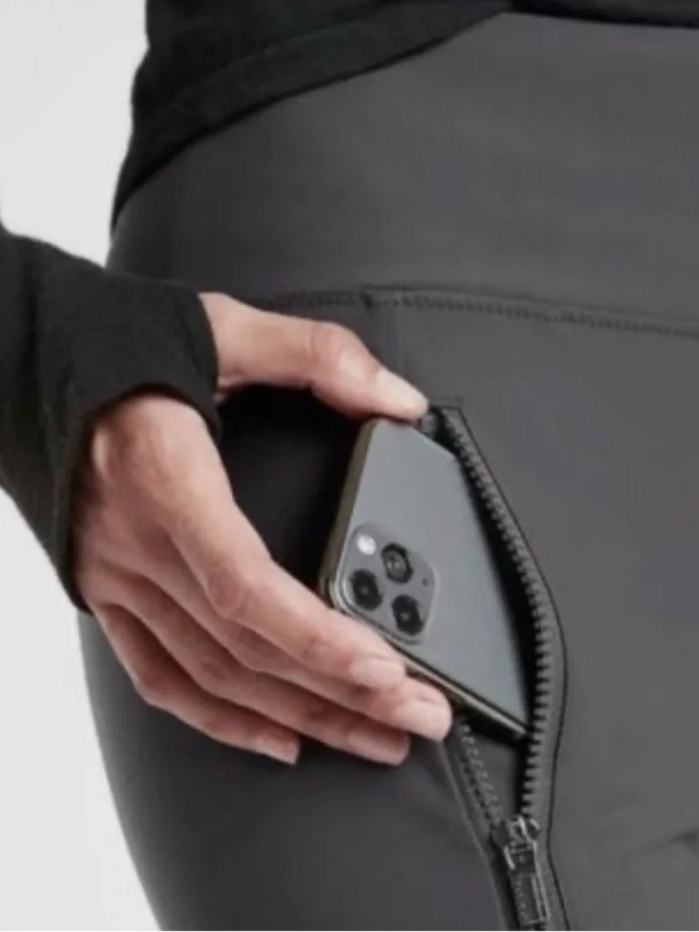 NWOT Athleta Stellar Tights in anthracite grey - Picture 4 of 12